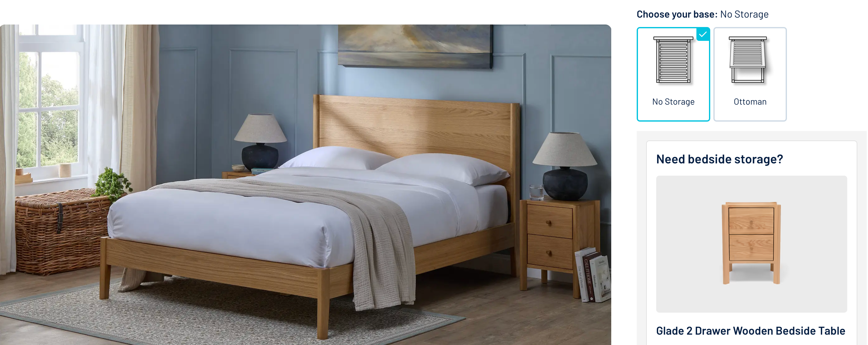 simba wooden beds storage